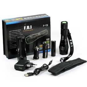 F.B.I F-T3 Mavi Şarjlı El Feneri