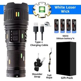 F.B.I Pro F-3001 Alüminyum TG LED Güç Göstergeli Type-C Şarjlı El Feneri