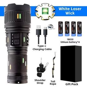 F.B.I Pro F-3001 Alüminyum TG LED Güç Göstergeli Type-C Şarjlı El Feneri