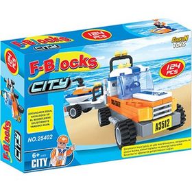 F-Blocks City Seri 124 Parça Lego Seti