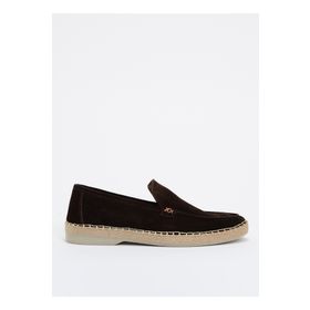 F By Fabrika Cartine Deri Kahve Erkek Espadril