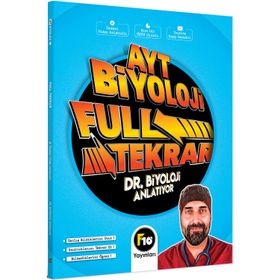 F10 Yayınları 2023 Dr Biyoloji Ayt Biyoloji Full Tekrar Video Ders Kitabı