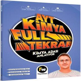 F10 Yayınları Kimya Adası AYT Kimya Full Tekrar Video Ders Kitabı