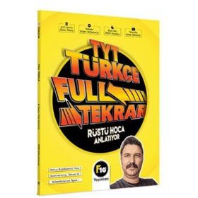 F10 Yayınları Rüştü Hoca Tyt Türkçe Full Tekrar Video Ders Kitabi