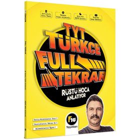 F10 Yayınları Rüştü Hoca Tyt Türkçe Full Tekrar Video Ders Kitabi