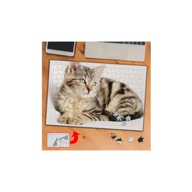 F4F9 Yatan Miskin Kedicik 240 Parça Puzzle Yapboz Tablo