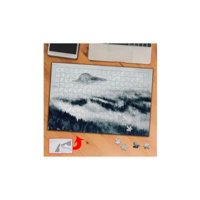 F764E Sisli Ağaçlar Ve Dağlar 240 Parça Puzzle Yapboz Tablo