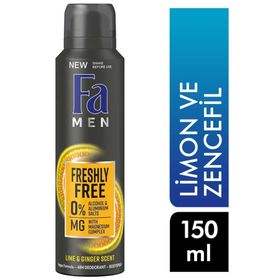 Fa 150 ml Limon ve Zencefil Erkek Deodorant
