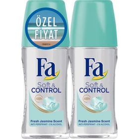 Fa 2'li Soft Control 50 ml + 50 ml Kadın Deodorant Roll-On