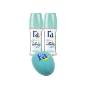 Fa 2'li Soft Control 50 ml + 50 ml Kadın Deodorant Roll-On