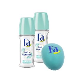Fa 2'li Soft Control 50 ml + 50 ml Kadın Deodorant Roll-On