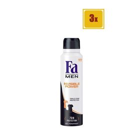 Fa 3x150 ml Invisible Power Erkek Deodorant