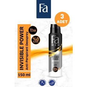 Fa 3x150 ml Invisible Power Erkek Deodorant