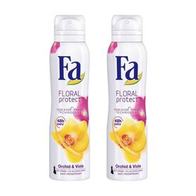 Fa Floral Protect Orchid & Viola 2x150 ml Kadın Sprey Deodorant