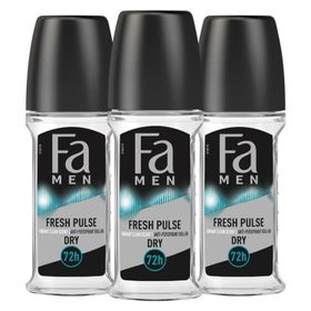 Fa Fresh Pulse 3x50 ml Erkek Roll-On