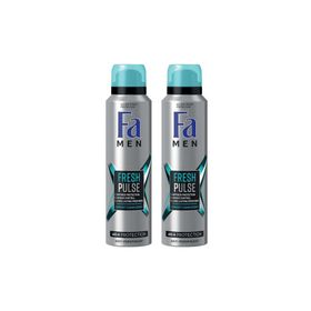Fa Fresh Pulse Sprey 2x150 ml Erkek Deodorant