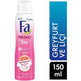 Fa Freshly Free 150 ml Greyfurt Ve Liçi Kadın Deodorant
