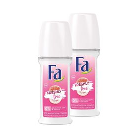 Fa Freshly Free Greyfurt Liçi 2x50 ml Roll-On