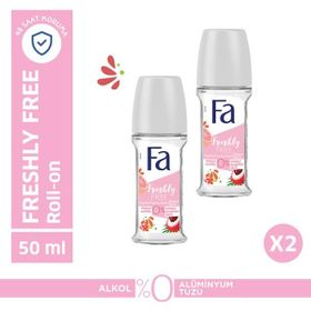 Fa Freshly Free Greyfurt Liçi 2x50 ml Roll-On