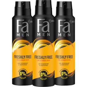 Fa Freshly Free Misket Limonu Zencefil 3x150 ml Sprey Deodorant