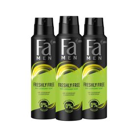 Fa Freshly Free Nane Bergamot 3x150 ml Sprey Deodorant