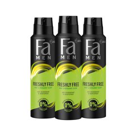 Fa Freshly Free Nane Bergamot 3x150 ml Sprey Deodorant