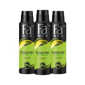 Fa Freshly Free Nane Bergamot 3x150 ml Sprey Deodorant