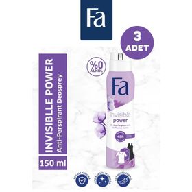 Fa Invisible Power 3x150 ml Kadın Sprey Deodorant