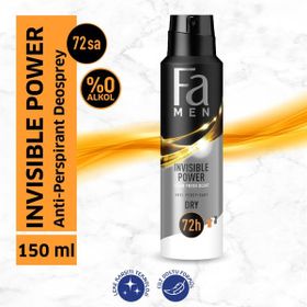 Fa Men Invisible Power 150 ml Erkek Sprey Deodorant