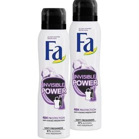 Fa Men Xtreme Invisible Power 2x150 ml Sprey Deodorant