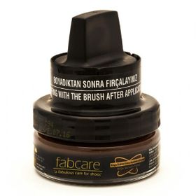 Fabcare 1001 Cam Kavanoz 50 ml Kahverengi Krem Deri Boya