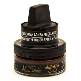 Fabcare 1001 Cam Kavanoz 50 ml Kahverengi Krem Deri Boya