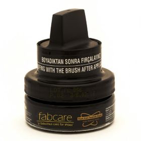 Fabcare 1001 Cam Kavanoz 50 ml Siyah Krem Deri Boya