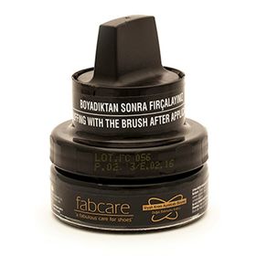 Fabcare 1001 Cam Kavanoz 50 ml Siyah Krem Deri Boya