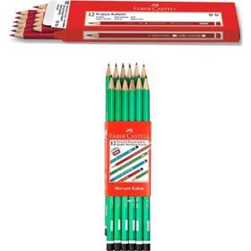 Faber Castell 002 6119850109121 Mercanlı Kurşun Kalem ve Kırmızı Kopya Kalemi