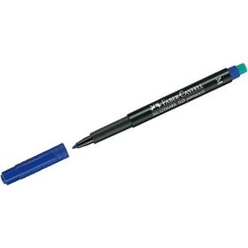Faber Castell 1.0 mm M Üç Renk Mavi Asetat Kalemi