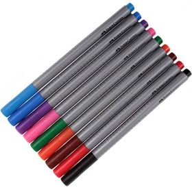 Faber Castell 10-lu Karışık Renkli Tükenmez Kalem