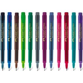 Faber Castell 10 Renk Broadpen 0.8 mm Keçeli Kalem