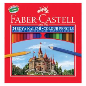 Faber Castell 1116324 24 Renk Kuru Boya Kalemi