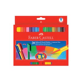 Faber-Castell 112000 20'Li Eğlenceli Keçeli Kalem
