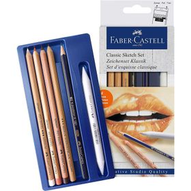 Faber-Castell 114004 Klasik Eskiz Kalem Seti