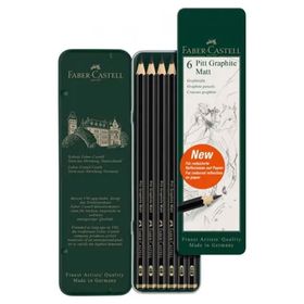 Faber Castell 115220 Pitt Graphite Matt 6'lı Dereceli Kalem Seti