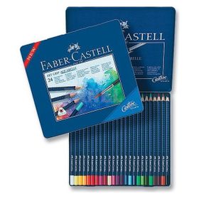 Faber-Castell 117524 Aquarell 24 Renk Kuru Boya Kalemi