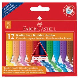 Faber Castell 12 Grip Jumbo Wax Boya