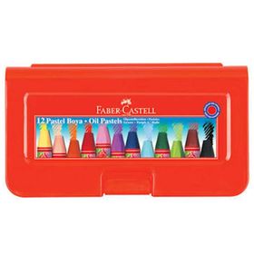 Faber Castell 12 li Plastik Kutulu Pastel Boya
