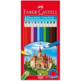 Faber Castell 12 Li Tüp Kuru Boya + 12 Renk Keçeli Kalem