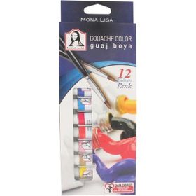 Faber Castell 12 ml 12 Renk Plastik Kutu Tüp Guaj Boya