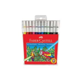 Faber Castell 12 Paket 6'lı Yıkanabilir Keçeli Boya Kalemi