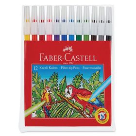 Faber Castell 12 Paket 6'lı Yıkanabilir Keçeli Boya Kalemi