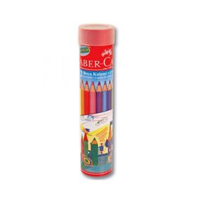 Faber-Castell 12 Renk 1-2 Boy Kuru Boya Kalemi